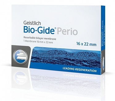 Bio-Gide Perio 16х22 мм, резорбируемая двухслойная барьерная мембрана