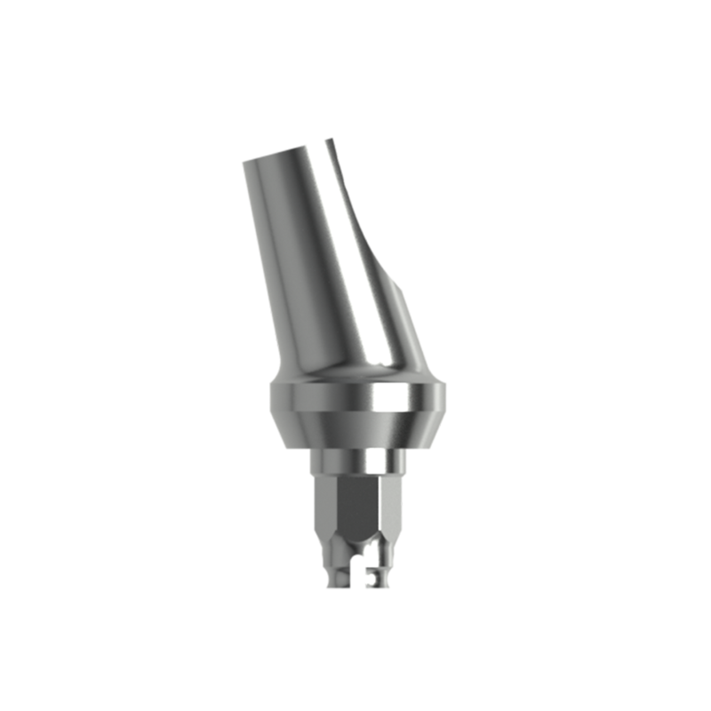 Абатмент титановый угловой 15°, совместим с BIOMED 3i ⌀ 4,1 мм, с винтом