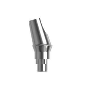 Абатмент титановый угловой 15°, совместим с NOBEL REPLACE  3,5 (3 мм), с винтом