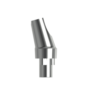Абатмент титановый угловой 15°, совместим с NOBEL REPLACE  4,3 (1 мм), с винтом