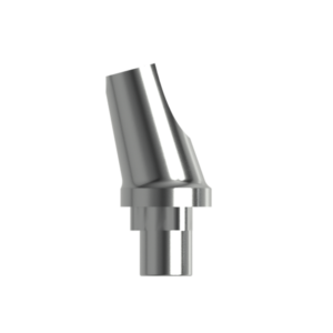 Абатмент титановый угловой 15°, совместим с NOBEL REPLACE  5,0 (1 мм), с винтом