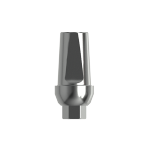 Абатмент титановый прямой, совместим с ALPHA-BIO, MIS, ADIN  3,75/4,2 (2 мм), с винтом