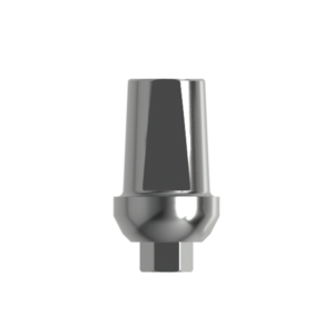 Абатмент титановый прямой, совместим с ALPHA-BIO, MIS, ADIN  5,0/6,0 (2 мм), с винтом