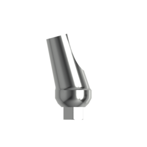Абатмент титановый угловой 15°, совместим с ALPHA-BIO, MIS, ADIN  3,75/4,2 (2 мм), с винтом