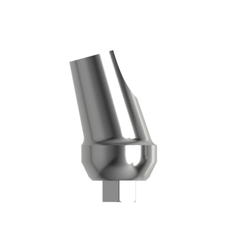 Абатмент титановый угловой 15°, совместим с ALPHA-BIO, MIS, ADIN  5,0/6,0 (2 мм), с винтом