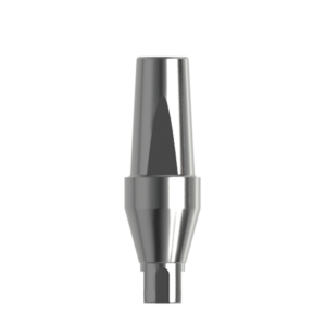 Абатмент титановый прямой, совместим со STRAUMANN BONE LEVEL  3,3 (4 мм), с винтом