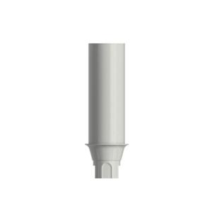 Абатмент пластиковый (из беззольной пластмассы), совместим со STRAUMANN BONE LEVEL  4,1, с винтом