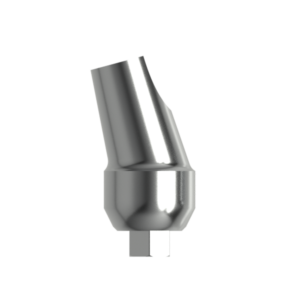Абатмент титановый угловой 15°, совместим с ALPHA-BIO, MIS, ADIN  5,0/6,0 (4 мм), с винтом