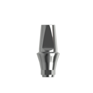 Абатмент титановый прямой (2 мм) с винтом, совместим с Dentium