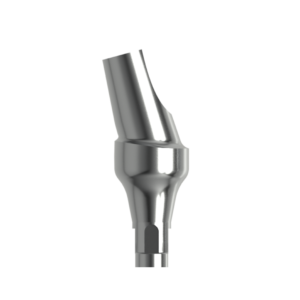 Абатмент титановый угловой 15°, совместим со STRAUMANN BONE LEVEL  4,1 (3 мм), с винтом