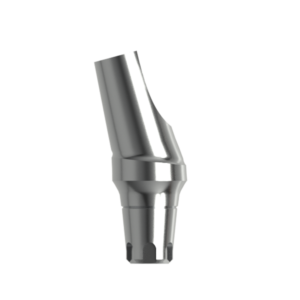 Абатмент титановый угловой 15°, совместим с MIS C1  3,75/4,20 (1 мм), с винтом