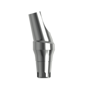 Абатмент титановый угловой 15°, совместим с MIS C1  3,75/4,20 (3 мм), с винтом