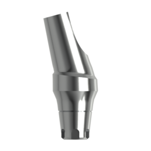 Абатмент титановый угловой 15°, совместим с MIS C1  5,0 (3 мм), с винтом