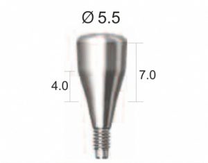 Формирователи десны, ⌀ 5,5 (7,0 мм), совместим с Dentium